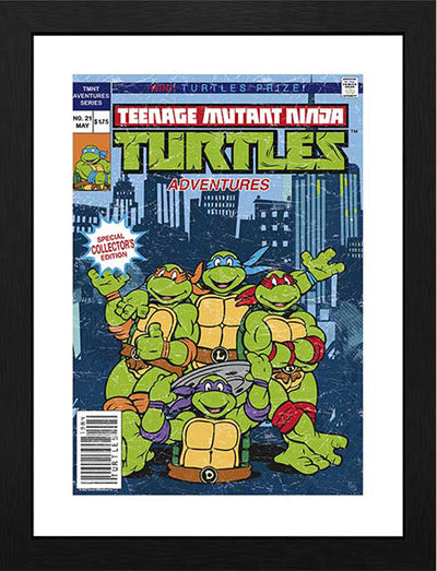 GB eye Teenage Mutant Turtles Comics cover 30 x 40cm Framed Collector Print