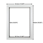 GB Eye Contemporary Wooden White Picture Frame - A3 - 29.7 x 42cm