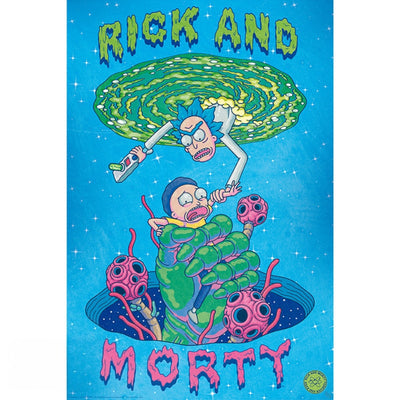 GB eye Rick and Morty Portal Hand 61 x 91.5cm Maxi Poster